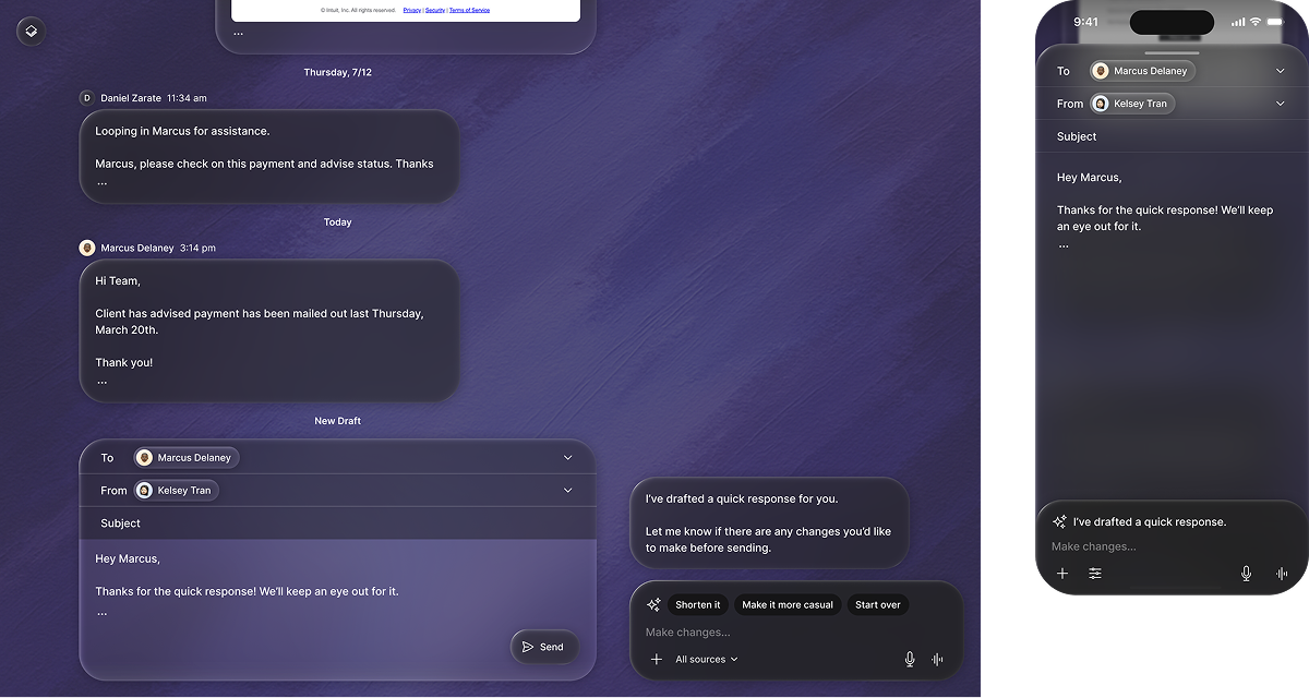 Early concept mockup.