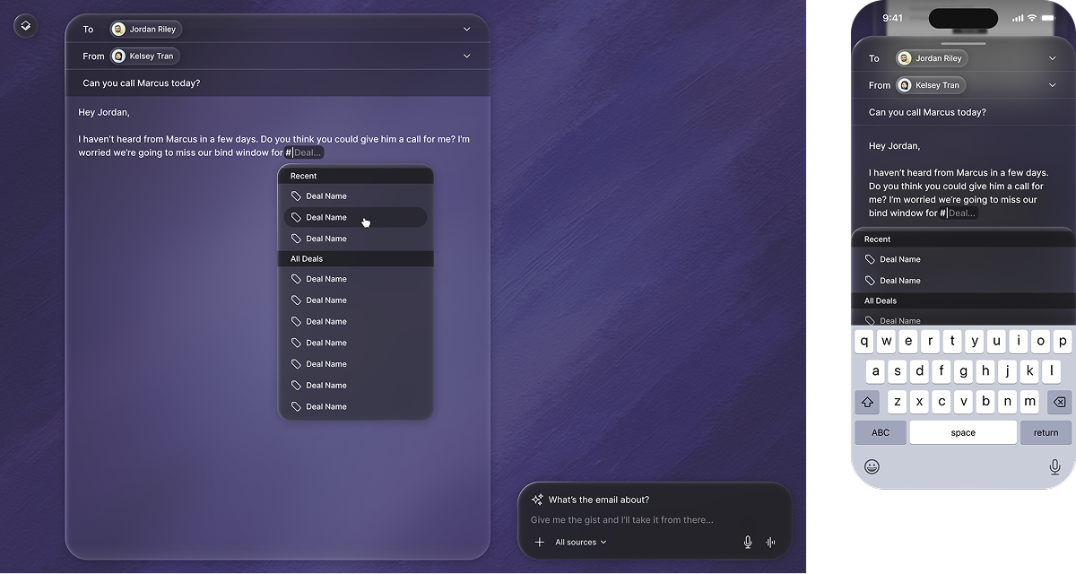 Early concept mockup.